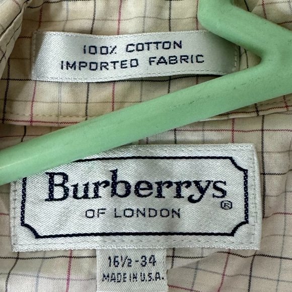 Vintage Burberrys Men Shirt - Picture 3 of 3